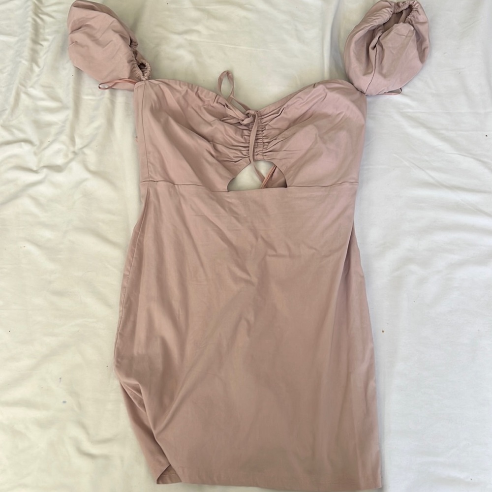 Size medium blush dress worn once